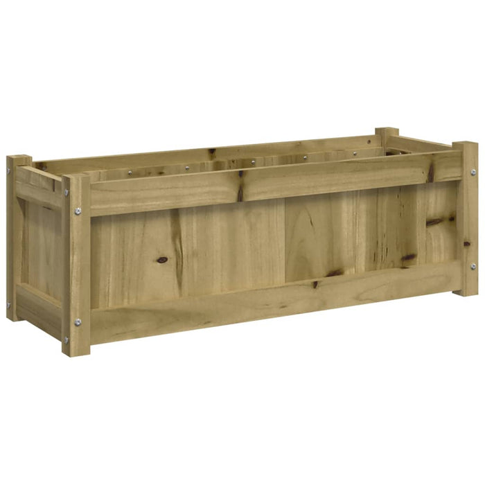 Jardinieră de grădină, 90x31x31 cm, lemn de pin impregnat - WALTI WALTI