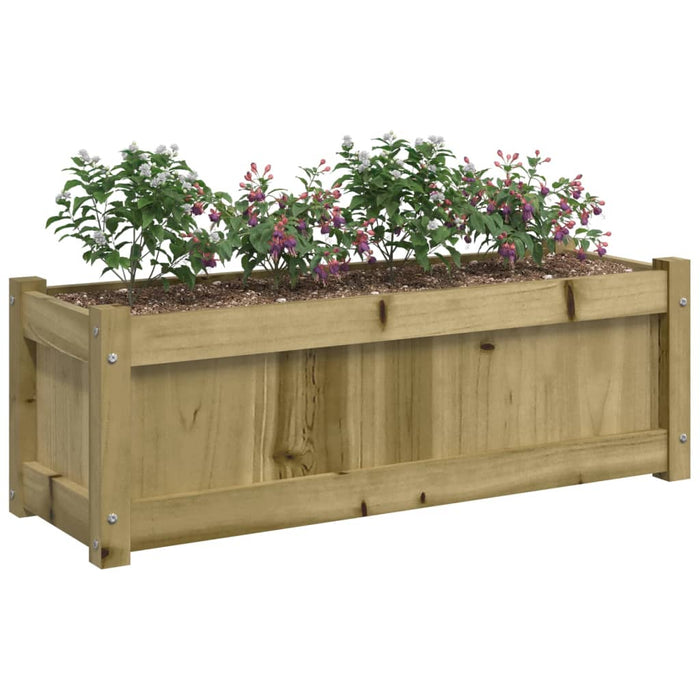 Jardiniere de gradina , 2 buc., lemn de pin impregnat - WALTI WALTI
