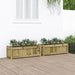 Jardiniere de gradina , 2 buc., lemn de pin impregnat - WALTI WALTI