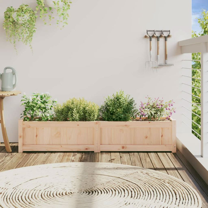 Jardinieră de grădină, 150x31x31 cm, lemn masiv de pin - WALTI WALTI