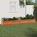 Jardiniere de grădină, 2 buc., maro ceruit, lemn masiv de pin - WALTI WALTI