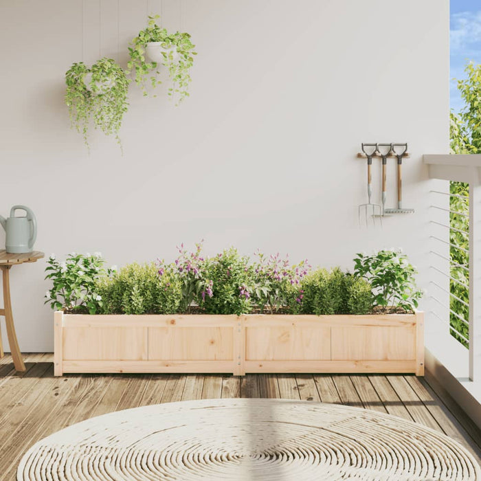 Jardinieră de grădină, 180x31x31 cm, lemn masiv de pin - WALTI WALTI