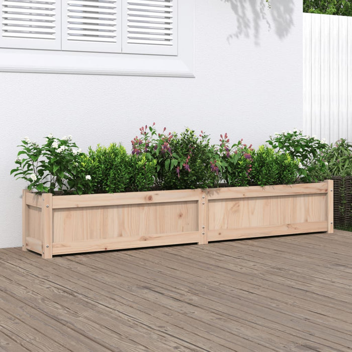 Jardinieră de grădină, 180x31x31 cm, lemn masiv de pin - WALTI WALTI