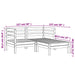 Canapea de grădină cu 2 locuri/taburet, lemn masiv de pin - WALTI WALTI