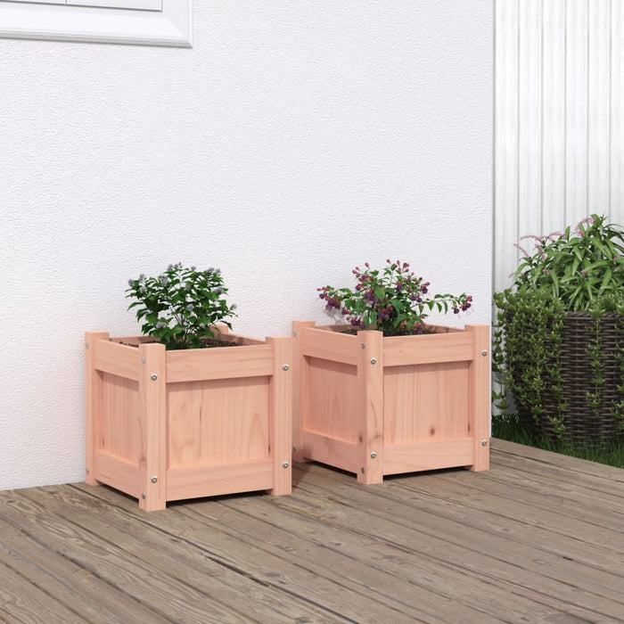 Jardiniere de grădină, 2 buc., lemn masiv douglas WALTI