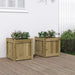 Jardiniere de gradina , 2 buc., lemn de pin impregnat - WALTI WALTI