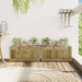 Jardiniere de gradina , 2 buc., lemn de pin impregnat - WALTI WALTI