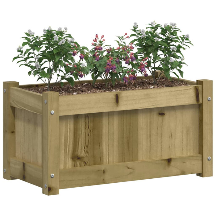 Jardiniere de gradina , 2 buc., lemn de pin impregnat - WALTI WALTI
