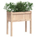 Jardinier de grădină cu picioare, 70x31x70cm, lemn masiv de pin - WALTI WALTI