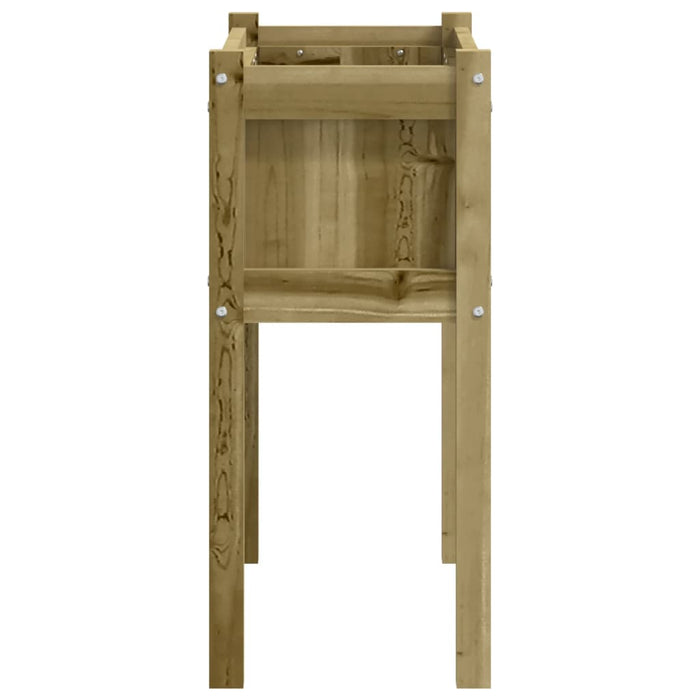 Jardinier de grădină cu picioare, 70x31x70 cm, lemn pin tratat - WALTI WALTI
