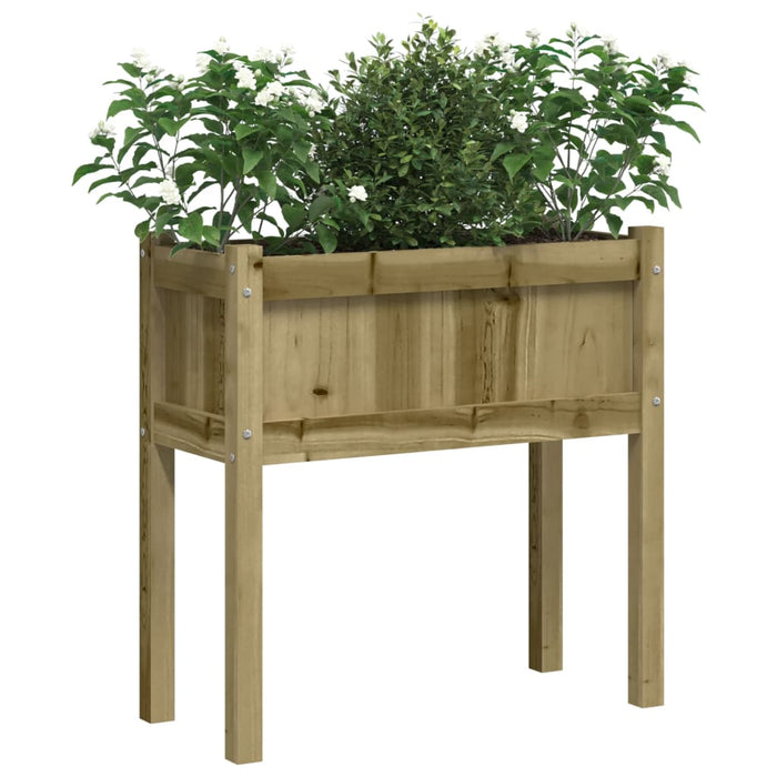 Jardiniere de gradina cu picioare 2 buc. lemn de pin impregnat - WALTI WALTI