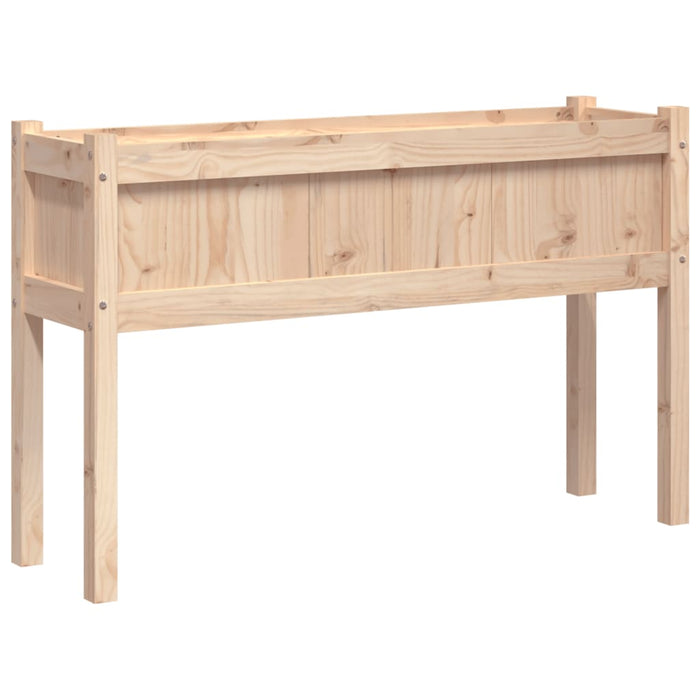 Jardinieră de grădină cu picioare 110x31x70cm lemn masiv de pin - WALTI WALTI