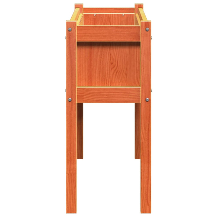 Jardinieră grădină cu picioare maro ceruit 110x31x70cm lemn pin - WALTI WALTI