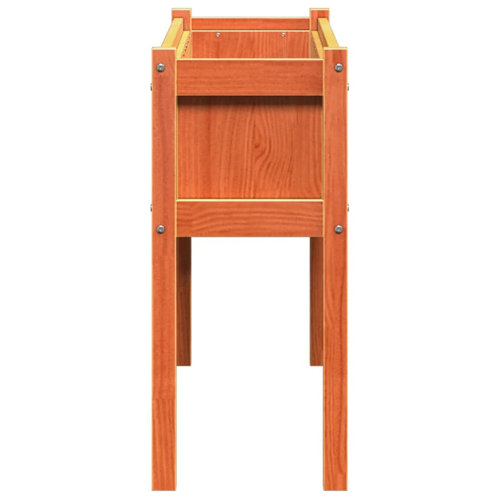 Jardiniere grădină cu picioare, 2 buc., maro ceruit, lemn pin - WALTI WALTI