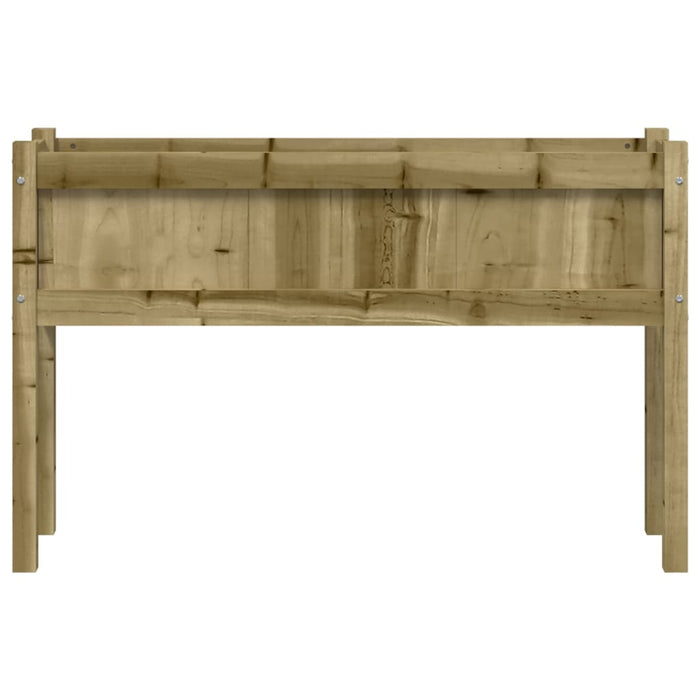 Jardinier de grădină cu picioare, 110x31x70 cm, lemn pin tratat - WALTI WALTI
