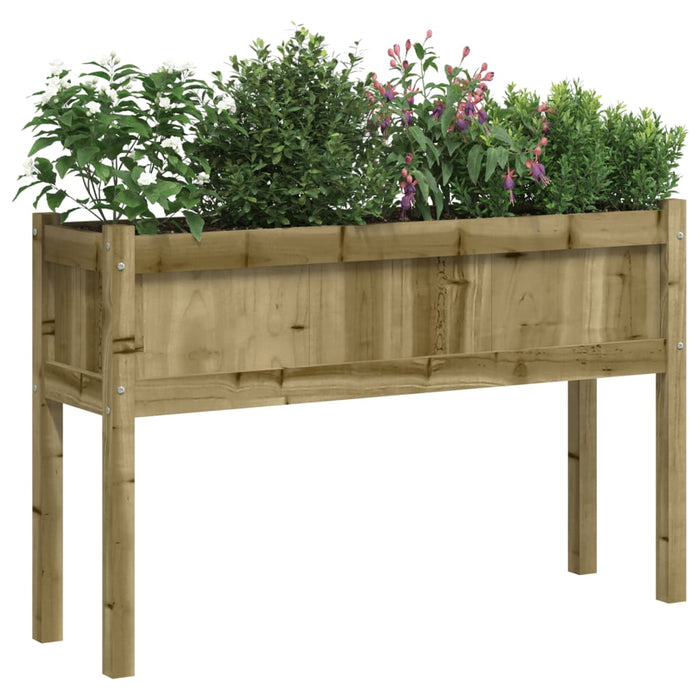 Jardiniere de gradina cu picioare 2 buc. lemn de pin impregnat - WALTI WALTI