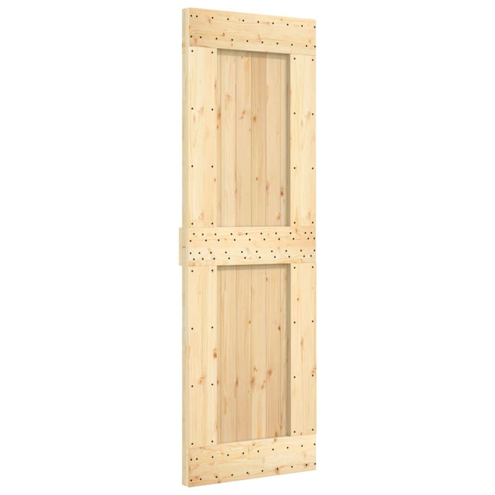 Ușă glisantă cu set de feronerie 70x210 cm, lemn masiv de pin - WALTI WALTI