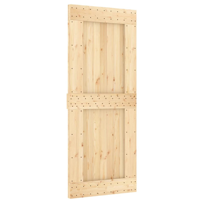 Ușă glisantă cu set de feronerie 85x210 cm, lemn masiv de pin - WALTI WALTI