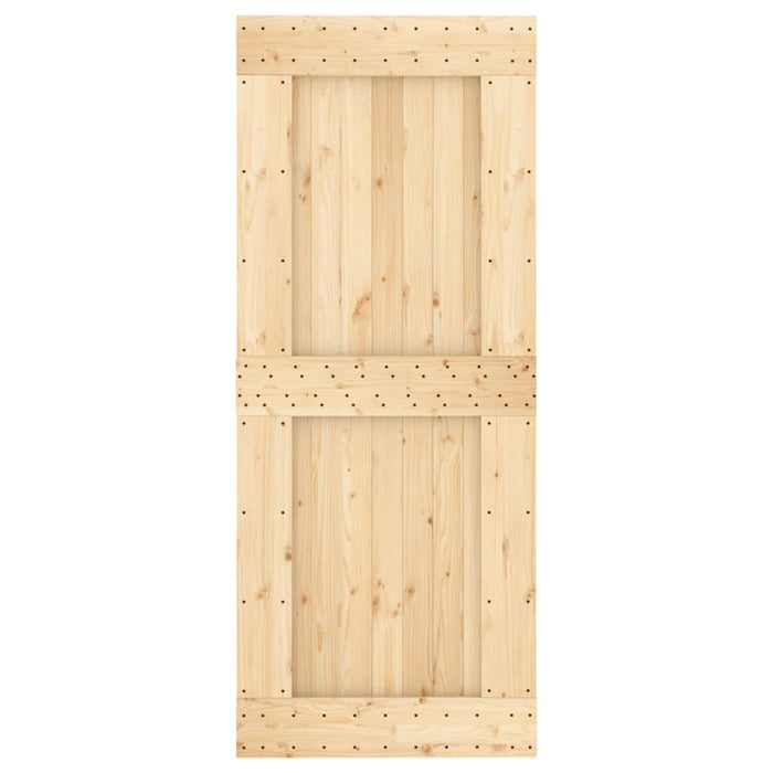 Ușă glisantă cu set de feronerie 85x210 cm, lemn masiv de pin - WALTI WALTI