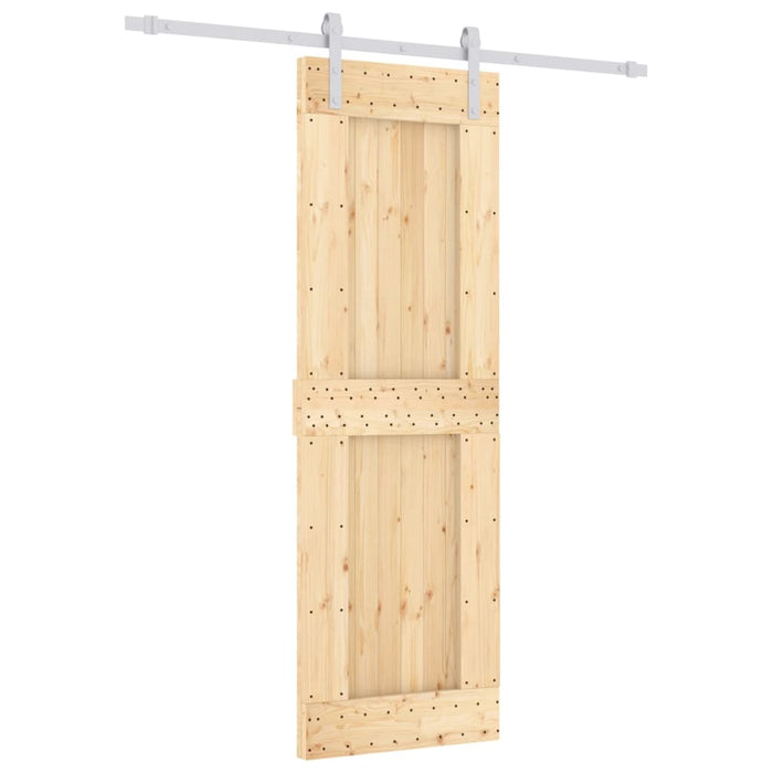 Ușă glisantă cu set de feronerie 70x210 cm, lemn masiv de pin - WALTI WALTI