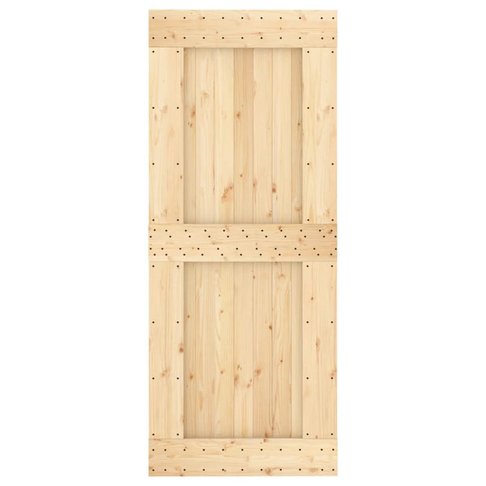 Ușă glisantă cu set de feronerie 85x210 cm, lemn masiv de pin - WALTI WALTI