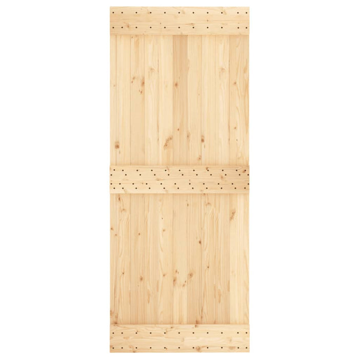 Ușă glisantă cu set de feronerie 85x210 cm, lemn masiv de pin - WALTI WALTI