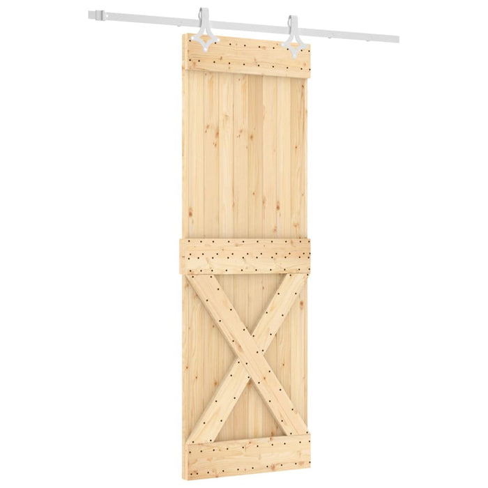 Ușă glisantă cu set de feronerie 70x210 cm, lemn masiv de pin - WALTI WALTI