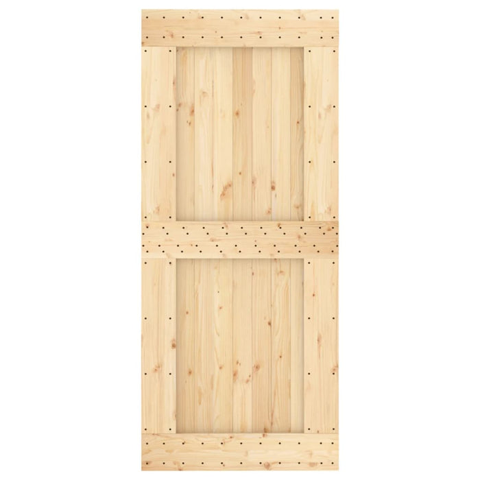 Ușă glisantă cu set feronerie, 90x210 cm, lemn masiv de pin - WALTI WALTI