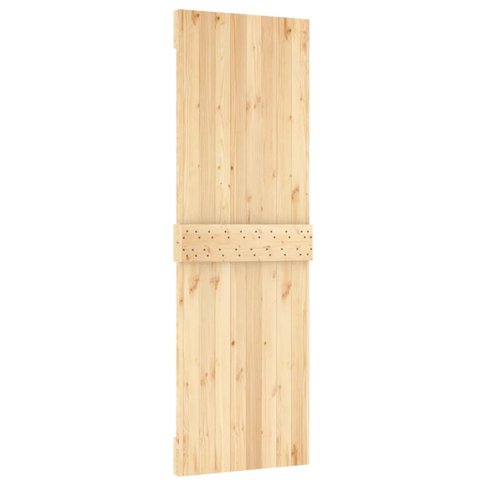 Ușă glisantă cu set de feronerie 70x210 cm, lemn masiv de pin - WALTI WALTI