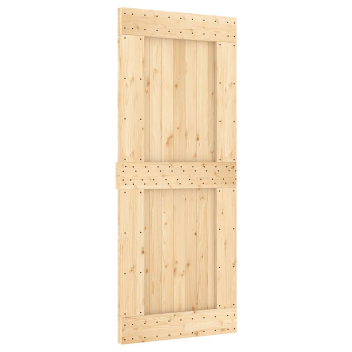 Ușă glisantă cu set de feronerie 85x210 cm, lemn masiv de pin - WALTI WALTI