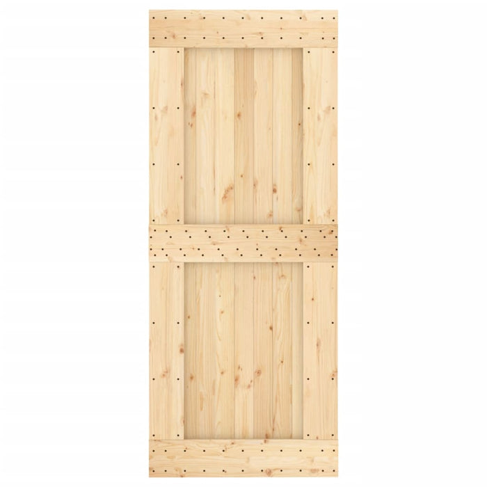 Ușă glisantă cu set de feronerie 85x210 cm, lemn masiv de pin - WALTI WALTI