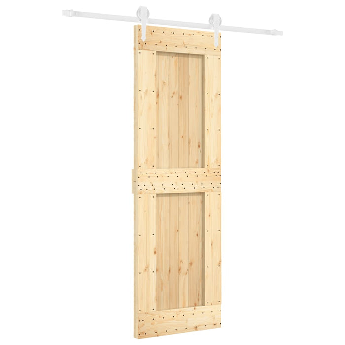 Ușă glisantă cu set de feronerie 70x210 cm, lemn masiv de pin - WALTI WALTI