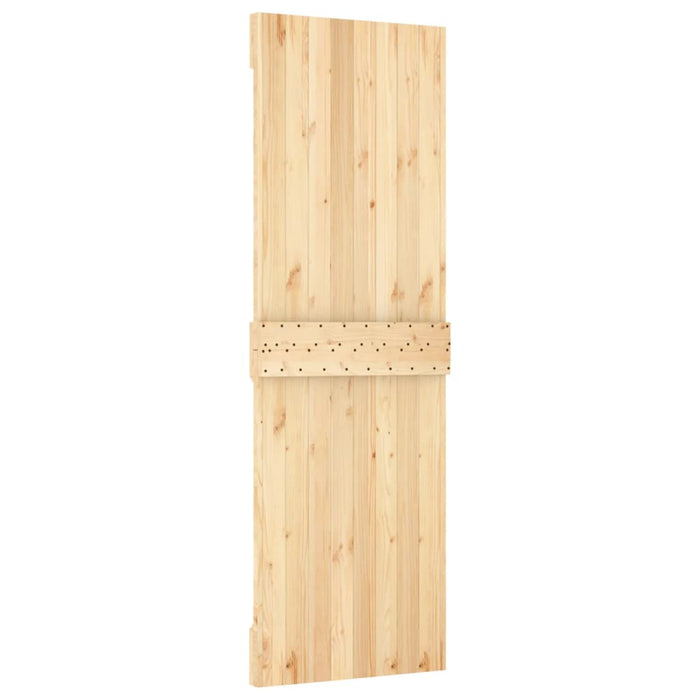 Ușă glisantă cu set de feronerie 80x210 cm, lemn masiv de pin - WALTI WALTI