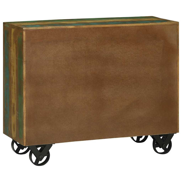 Bufet cu sertar Maro 80 x 30 x 65 cm Lemn recuperat masiv WALTI