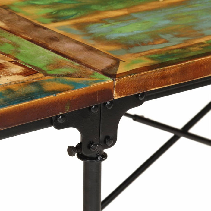 Masă de bucătărie, 220x90x77 cm, lemn masiv reciclat WALTI
