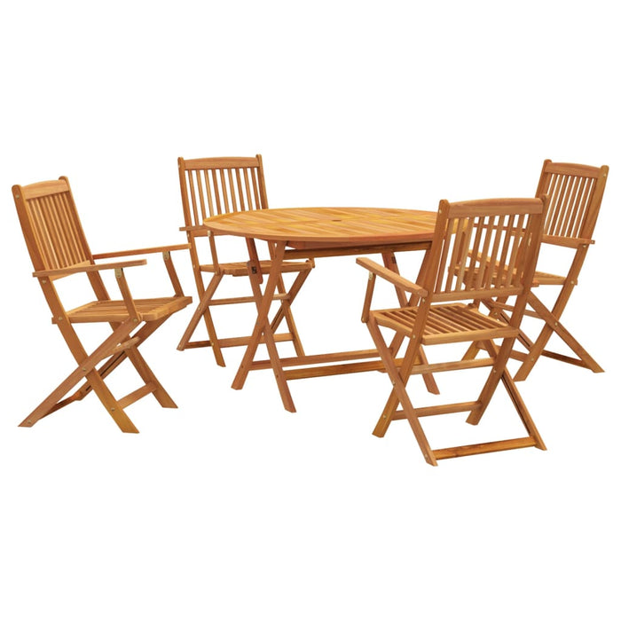 Set mobilier de grădină, 5 piese, lemn masiv de acacia - WALTI WALTI