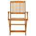 Set mobilier de grădină, 5 piese, lemn masiv de acacia - WALTI WALTI