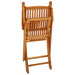 Set mobilier de grădină, 5 piese, lemn masiv de acacia - WALTI WALTI