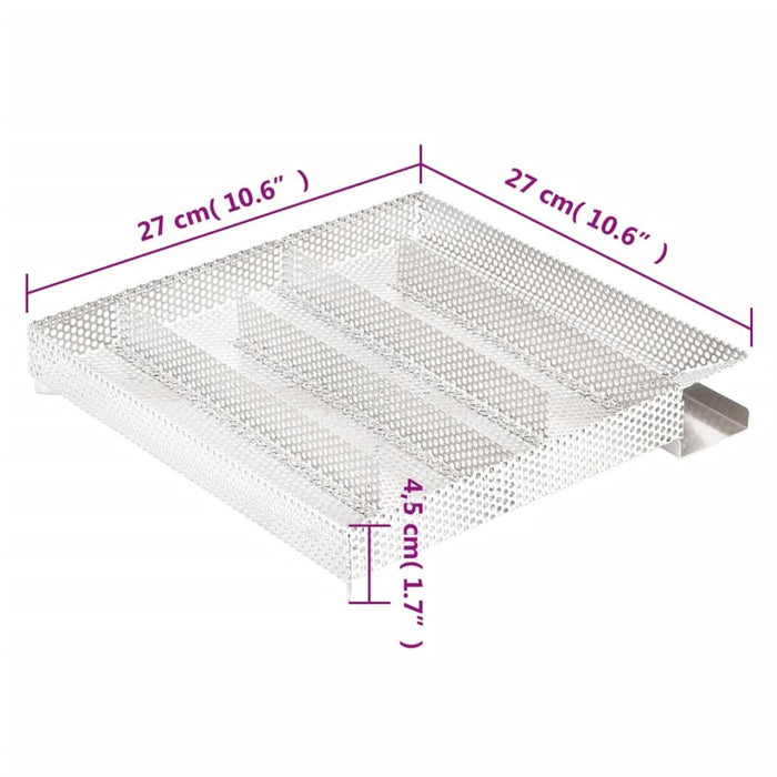 Generator de fum rece, 5 camere, 27 cm, oțel inoxidabil - WALTI WALTI