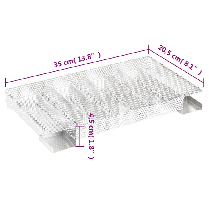 Generator de fum rece, 8 camere, 35 cm, oțel inoxidabil - WALTI WALTI