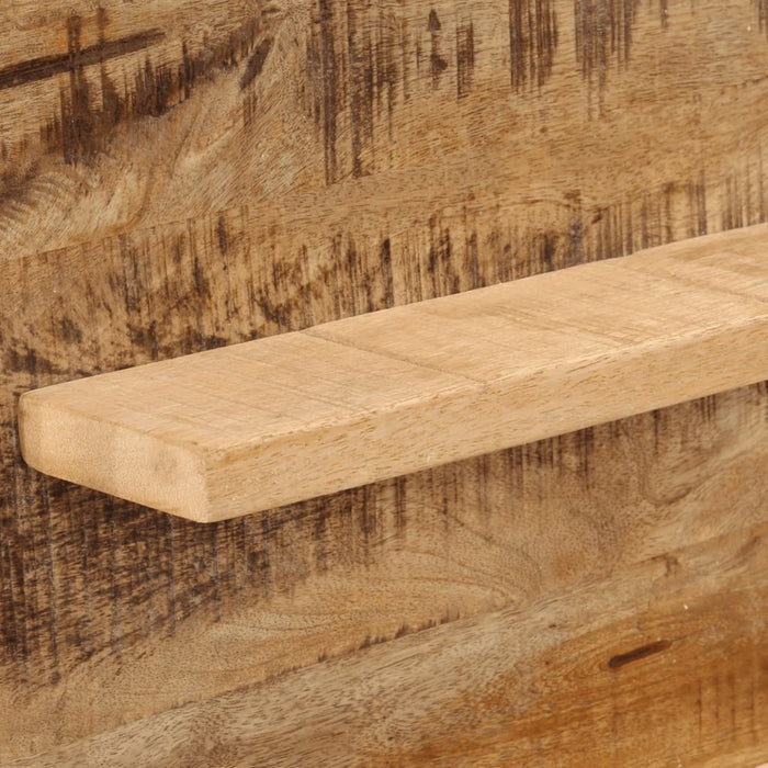 Oglindă cu rafturi 80x8x55 cm sticlă și lemn masiv de mango - WALTI WALTI