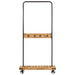 Suport pentru haine cu roți 90x35x190cm lemn masiv mango & fier - WALTI WALTI
