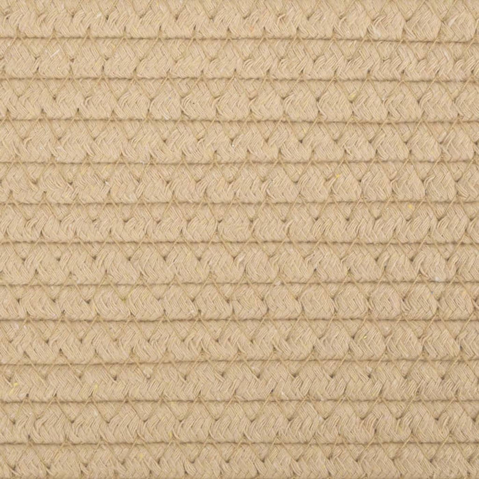 Coș de depozitare, bej și alb, Ø40x35 cm, bumbac - WALTI WALTI