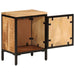 Dulap de pat, 40x30x52,5 cm, lemn masiv de mango brut - WALTI WALTI