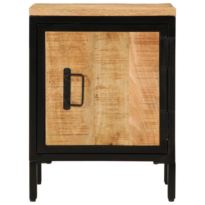 Dulap de pat, 40x30x52,5 cm, lemn masiv de mango brut - WALTI WALTI