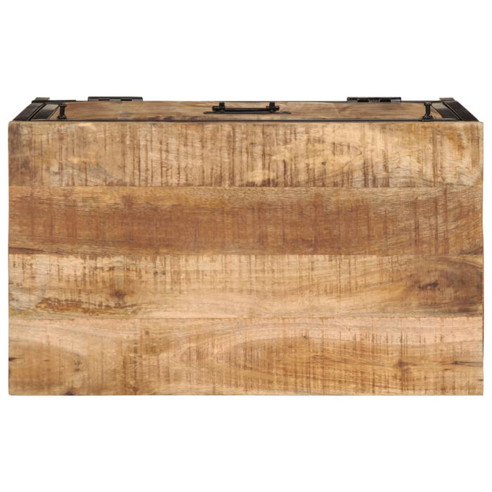 Dulap de pantofi, 60x35x53 cm, lemn masiv de mango brut WALTI