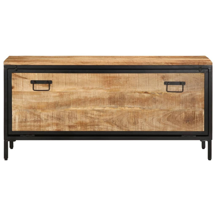 Dulap pentru încălțăminte 110x35x53 cm lemn masiv de mango brut WALTI