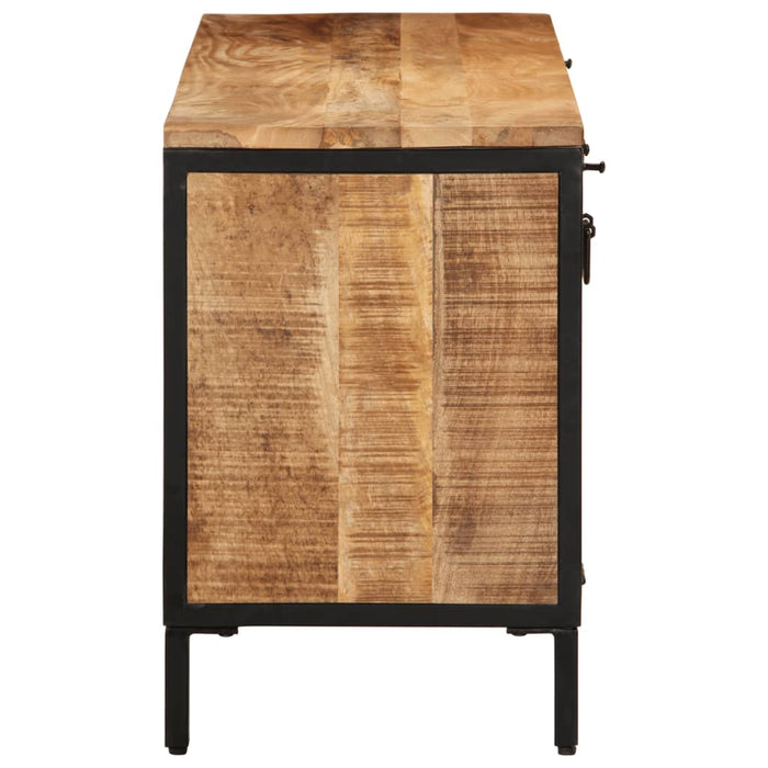Dulap pentru încălțăminte 110x35x53 cm lemn masiv de mango brut WALTI