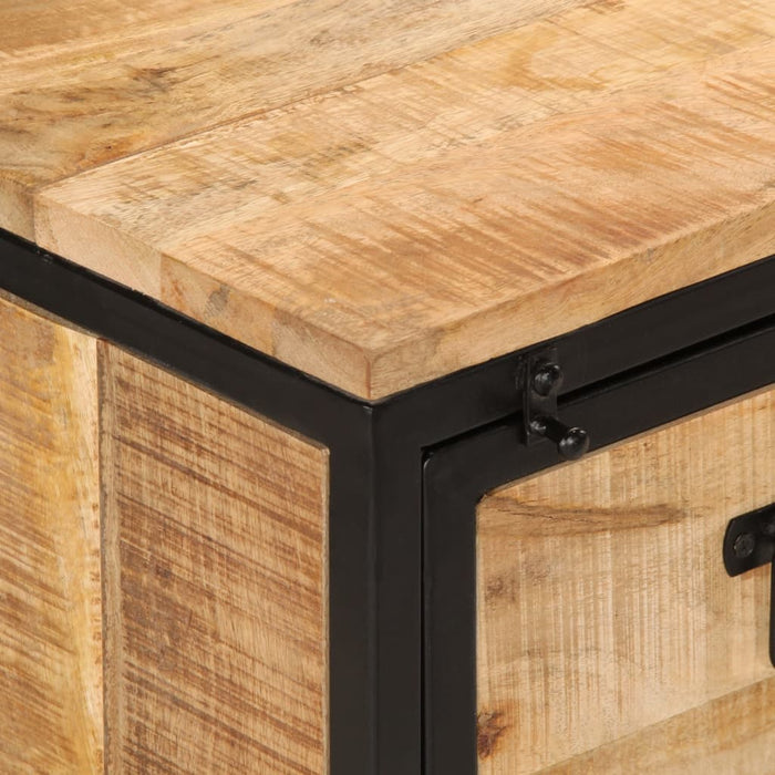 Dulap pentru încălțăminte 110x35x53 cm lemn masiv de mango brut WALTI