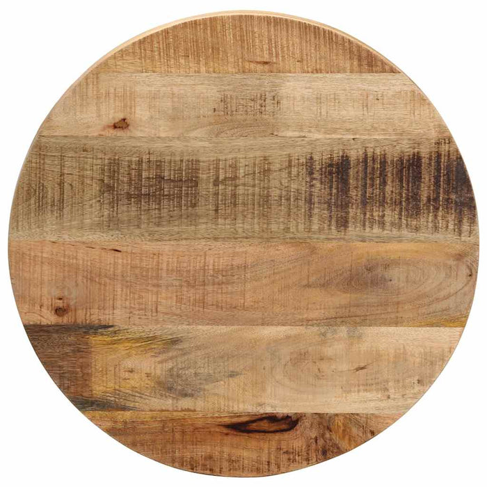 Blat de masă rotund, Ø 40x1,5 cm, lemn masiv de mango brut - WALTI WALTI
